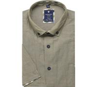 Redmond Casual Comfort Fit Hemd Kurzarm braun
