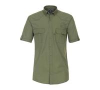 Redmond Casual Comfort Fit Hemd Kurzarm grün