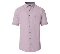 Redmond Casual Comfort Fit Hemd Kurzarm rot