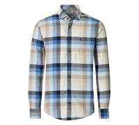 Redmond Casual Fit Flanellhemd blau, Kariert