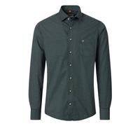 Redmond Casual Fit Hemd grün, Bedruckt