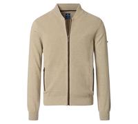 Redmond - Casual Fit - Herren Cardigan College Strickjacke (Art.Nr.: 627), Größe:S, Farbe:Beige (212)