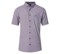 Redmond - Casual Fit - Herren Freizeithemd Kurzarm (251075999), Größe:XXL, Farbe:Rot(50)