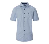 Redmond Casual Modern Fit Hemd Kurzarm blau