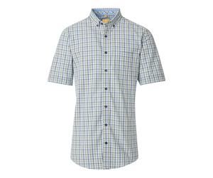 Redmond Casual Modern Fit Hemd Kurzarm grün