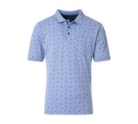 Redmond Casual Modern Fit Poloshirt Kurzarm blau