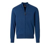 Redmond Casual Regular Fit Cardigan blau, Einfarbig