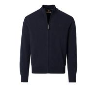 Redmond Casual Regular Fit Cardigan blau, Einfarbig