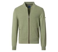 Redmond Casual Regular Fit Cardigan grün, Einfarbig