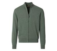 Redmond Casual Regular Fit Cardigan grün, Einfarbig