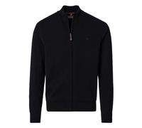 Redmond Casual Regular Fit Cardigan schwarz, Einfarbig