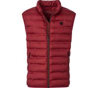 Redmond Casual Regular Fit Outdoor Weste rot, Einfarbig