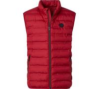 Redmond Casual Regular Fit Outdoor Weste rot, Einfarbig