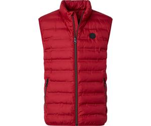 Redmond Casual Regular Fit Outdoor Weste rot, Einfarbig