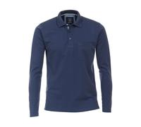 Redmond Casual Regular Fit Poloshirt blau, Einfarbig