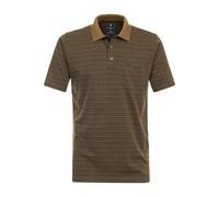 Redmond Casual Regular Fit Poloshirt Kurzarm braun