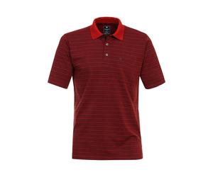 Redmond Casual Regular Fit Poloshirt Kurzarm rot