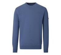 Redmond Casual Regular Fit Pullover blau, Einfarbig