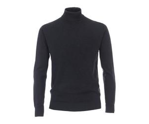 Redmond Casual Regular Fit Pullover blau, Einfarbig
