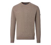 Redmond Casual Regular Fit Pullover braun, Einfarbig