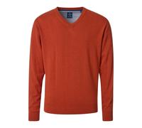 Redmond Casual Regular Fit Pullover terra, Einfarbig