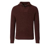 Redmond Casual Regular Fit Troyer braun, Einfarbig