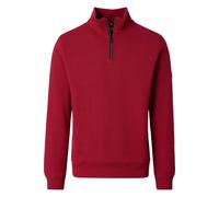 Redmond Casual Regular Fit Troyer rot, Einfarbig