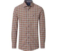 Redmond Comfort Fit Flanellhemd orange, Kariert