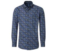 Redmond Comfort Fit Hemd blau, Bedruckt
