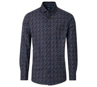 Redmond Comfort Fit Hemd blau, Bedruckt