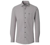 Redmond Comfort Fit Hemd rot, Bedruckt