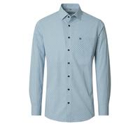 Redmond Comfort Fit Hemd blau, Bedruckt