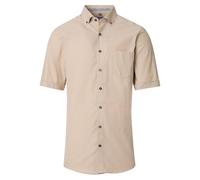 Redmond Casual Comfort Fit Hemd Kurzarm beige