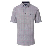 Redmond - Comfort Fit - Herren Freizeithemd Kurzarm (251060999), Größe:XXL, Farbe:Rot(50)