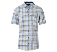 Redmond Casual Comfort Fit Hemd Kurzarm grün