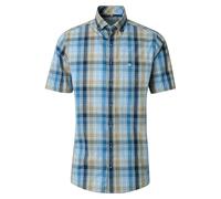 Redmond Herren Freizeithemd Comfort Fit Kurzarm Blau Größe XXL