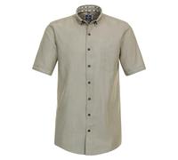 Redmond - Comfort Fit - Herren Freizeithemd Kurzarm Hemd (241500999), Größe:XXL, Farbe:Braun(30)