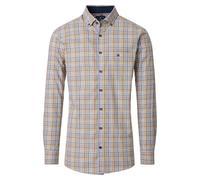 Redmond - Comfort Fit - Herren Freizeithemd Langarm Hemd (252005111), Größe:XXL, Farbe:Gelb Messing (400)