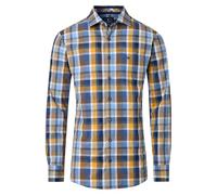 Redmond - Comfort Fit - Herren Freizeithemd Langarm Hemd (252015111), Größe:M, Farbe:Braun (300)