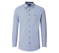 Redmond Freizeithemd Druck Comfort Fit Blau XL
