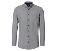 Redmond Freizeithemd Druck Comfort Fit Blau XXL