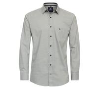 Redmond Freizeithemd Druck Comfort Fit Grün XXL