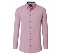 Redmond Freizeithemd Druck Comfort Fit Rot 3XL