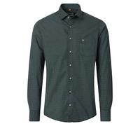 Redmond Casual Fit Hemd grün, Bedruckt