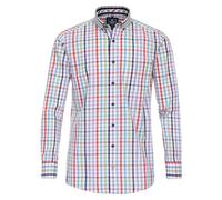 Redmond Freizeithemd kariert Comfort Fit 10 blau XXL