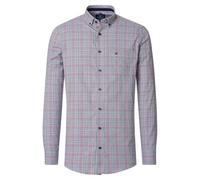 Redmond Freizeithemd kariert Comfort Fit Rot XL