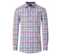 Redmond Freizeithemd kariert Comfort Fit Rot XL