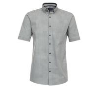 Redmond Freizeithemd Kurzarm Druck Comfort Fit 60 grün 5XL