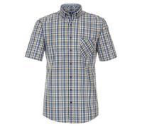 Redmond Freizeithemd Kurzarm kariert Comfort Fit 20 beige-Terra L