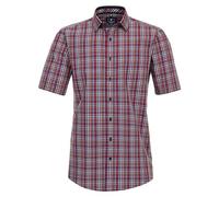 Redmond Freizeithemd Kurzarm kariert Comfort Fit 50 rot XXL